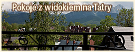 Domek Rosa, pokoje z widokiem na Tatry